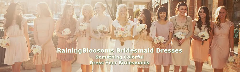 Raining Blossoms Bridesmaid Dresses