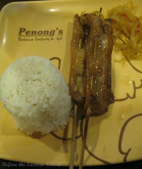 Pork barbecue of Penong's, Davao City