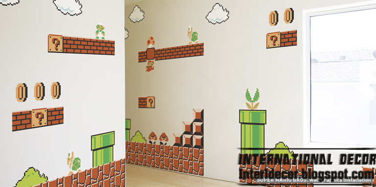Pictures of Super Mario Kids Room Decal