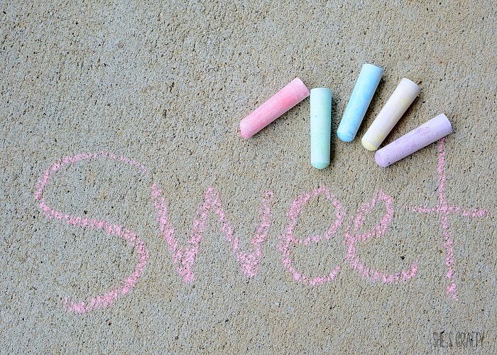 5 super fun Summer activities for kids and teens, chalk compliments
