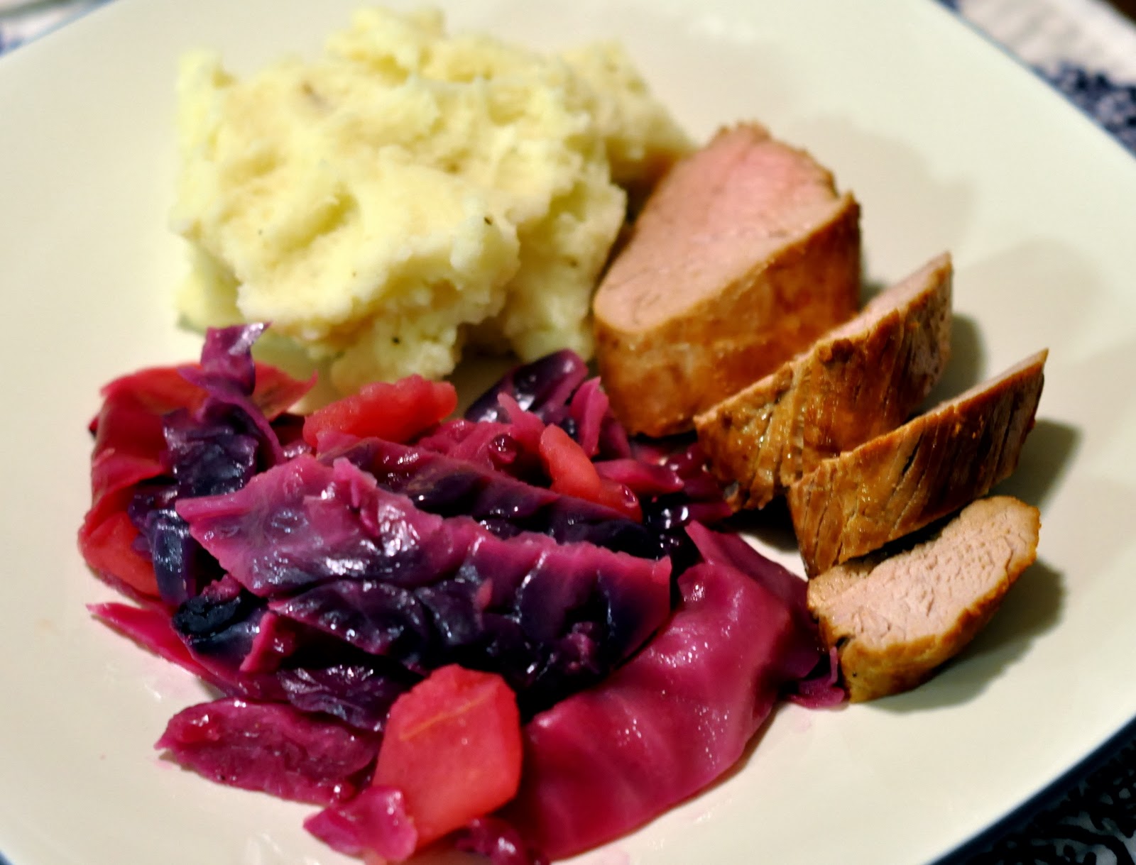 Beer-Marinated Pork Tenderloin with Red Cabbage | Taste As You Go