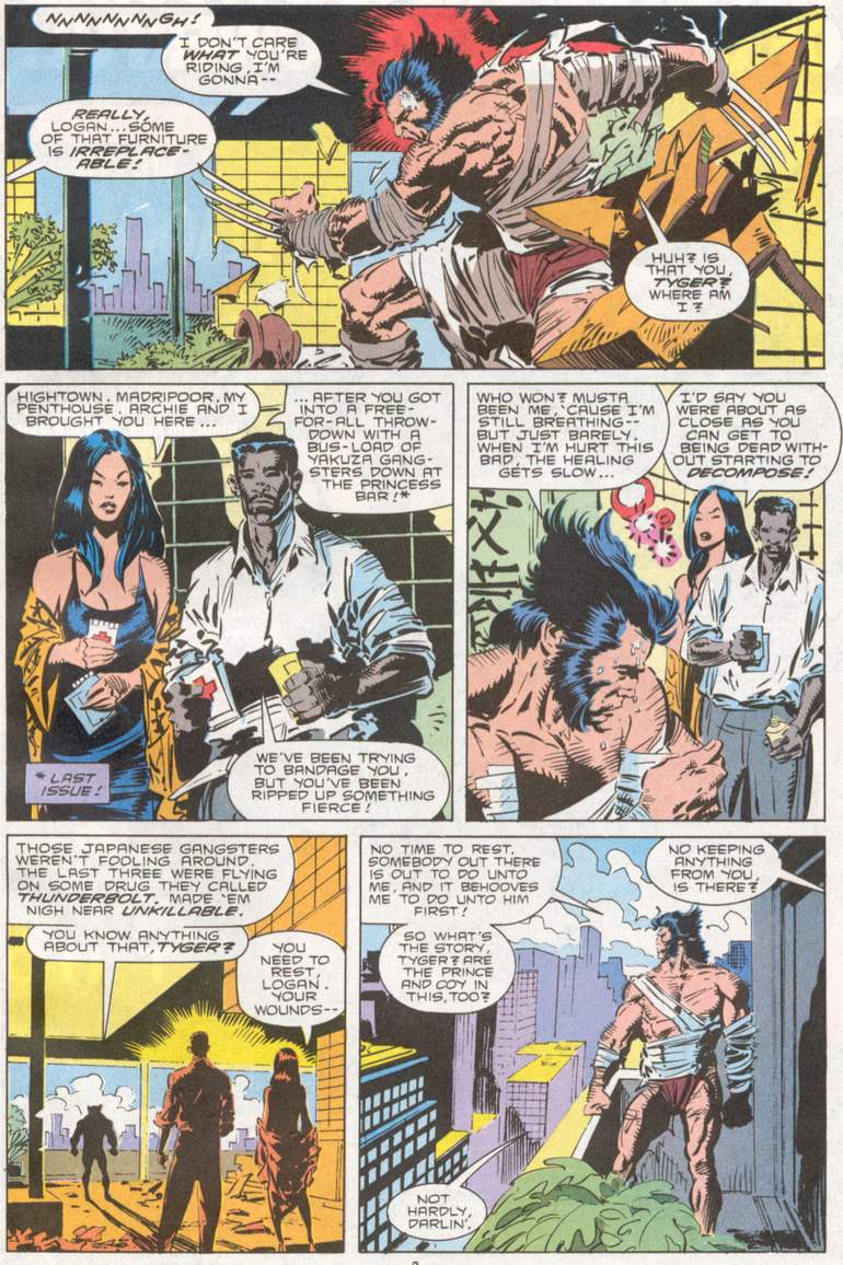 Read online Wolverine (1988) comic -  Issue #32 - 4