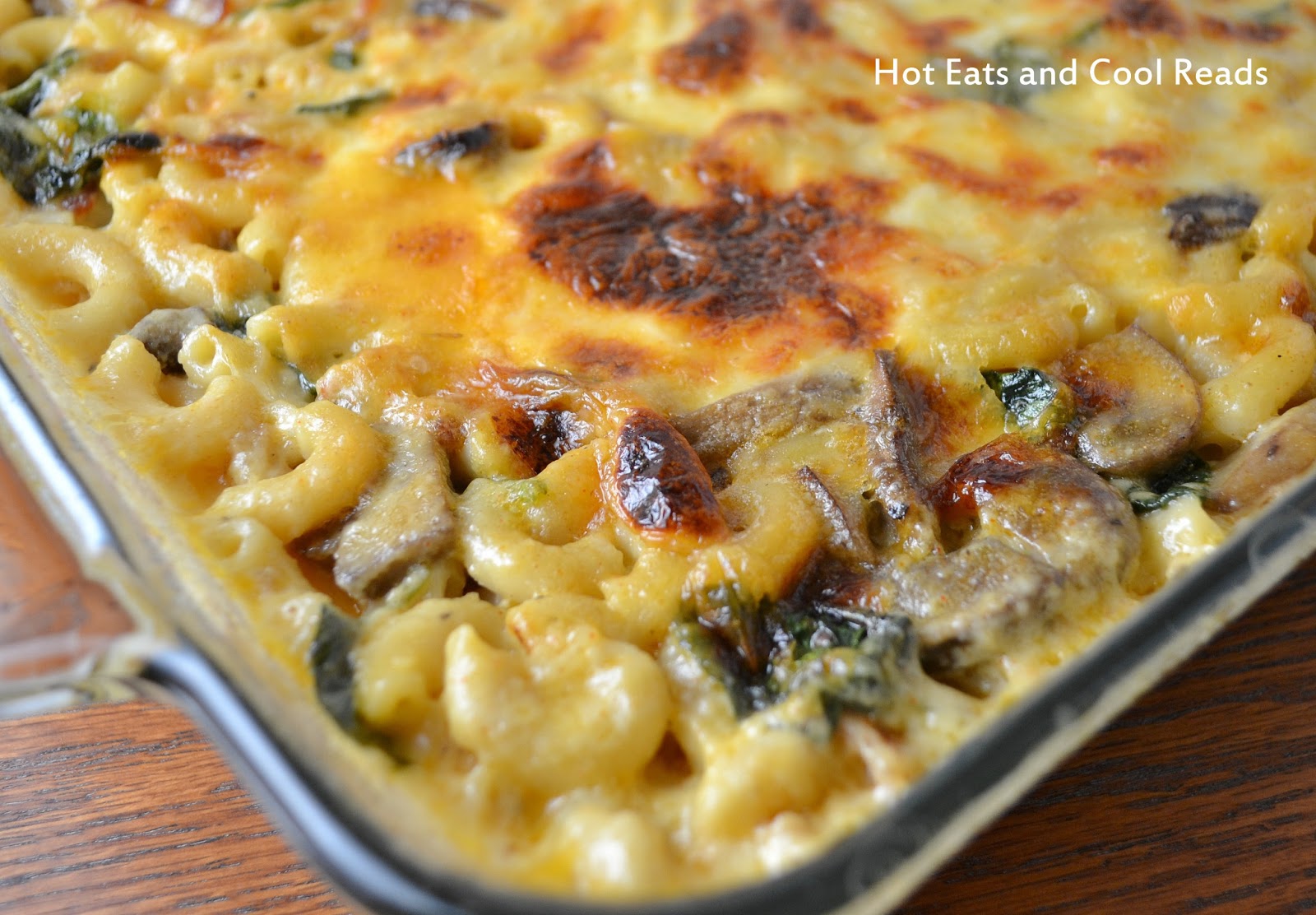 Bacon, Spinach and Mushroom Macaroni and Cheese Recipe