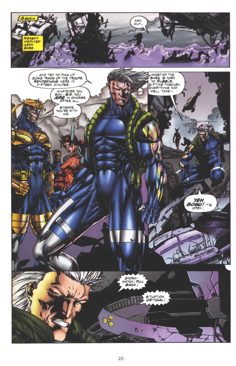 Read online Stormwatch (1993) comic -  Issue #12 - 23