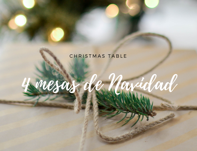 Decoración mesa Navidad: 4 mesas con mucho estilo