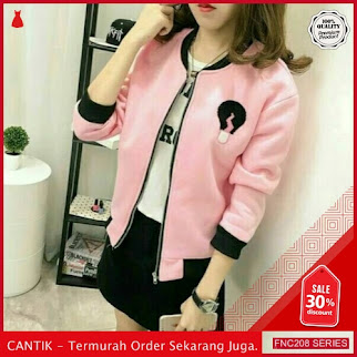 FNC208B40 Bomber Basic Lili Babyterri Wanita BMGShop L Serba 50 Ribuan