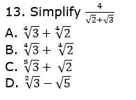 nda past questions on mathematics 2016