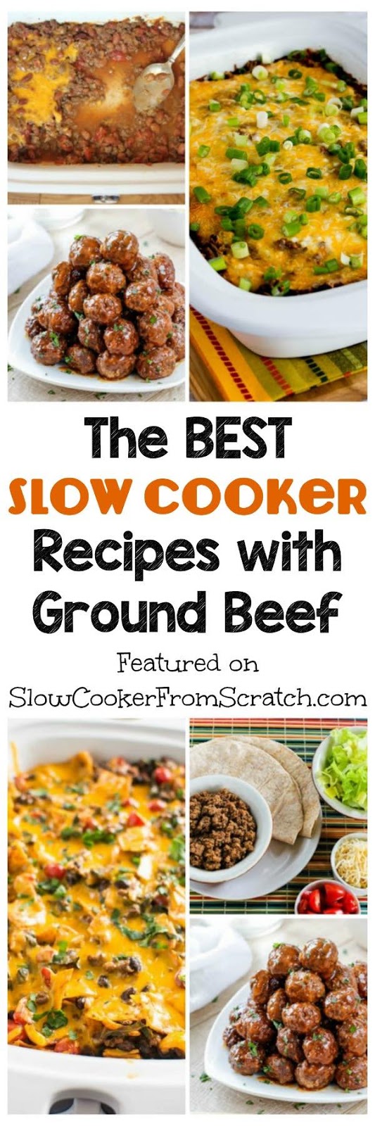 The BEST Slow Cooker Recipes with Ground Beef - Slow Cooker or Pressure ...