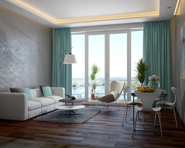 Дизайн интерьера в Киеве Riviera riverside. Interior design in Kiev.