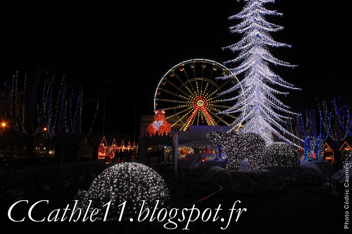 l'Athlé 11 vu par Cédric: La magie de Noël à Carcassonne.