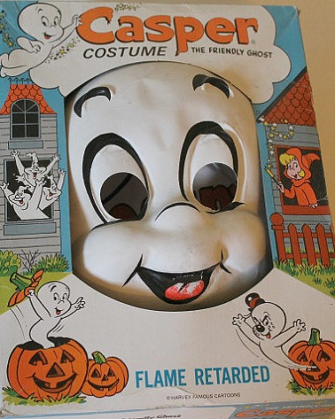 Halloween Costume of the Week: Casper the Friendly Ghost.