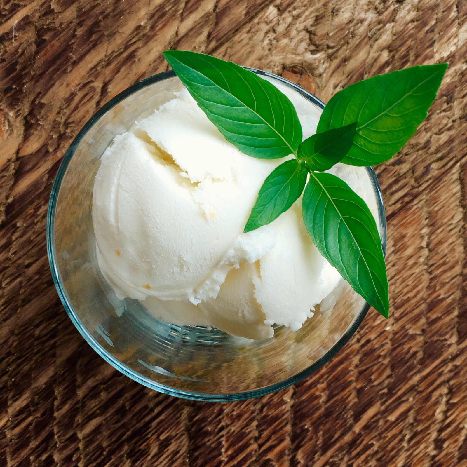 The Chef In Stripes Lemon & Thai Basil Ice Cream