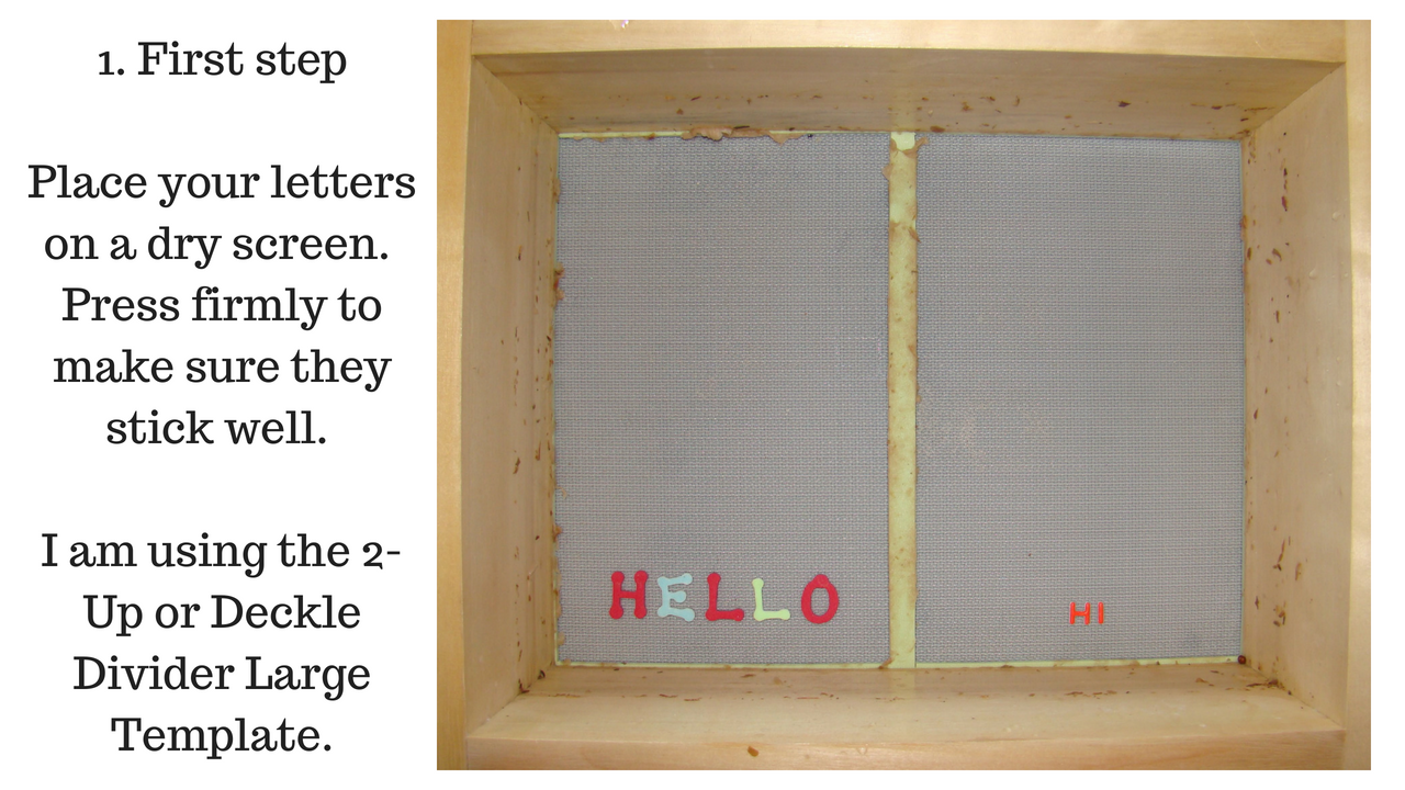 How to create watermarks in your handmade paper