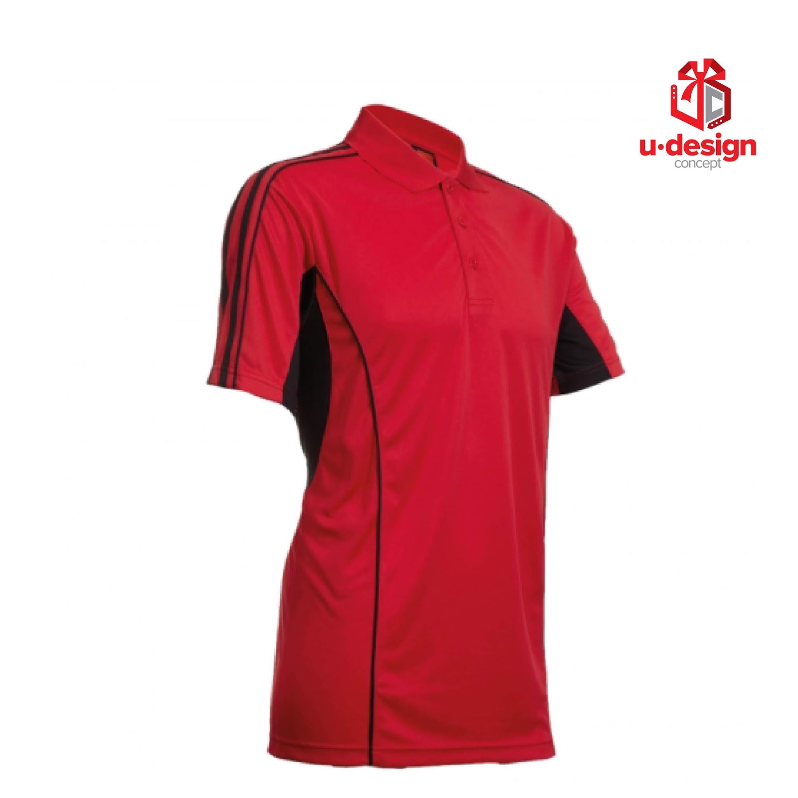 DriFit Triple Lines Collar TShirt Malaysia UDesignconcept