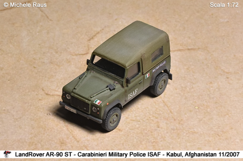 Michele Raus Modellismo in scala Land Rover AR90 ST