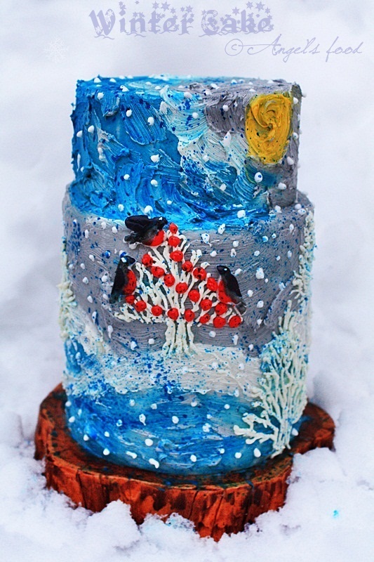 Tort de iarna, pentru ziua mea:)