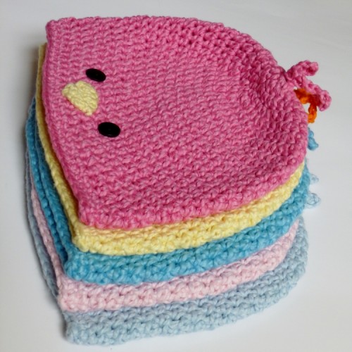 Baby Chick or Baby Bird Hat - Free Pattern