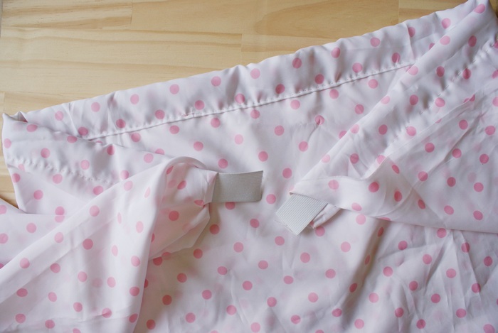 DIY SATIN FLOUNCE OFF SHOULDER TOP | Francine's Place