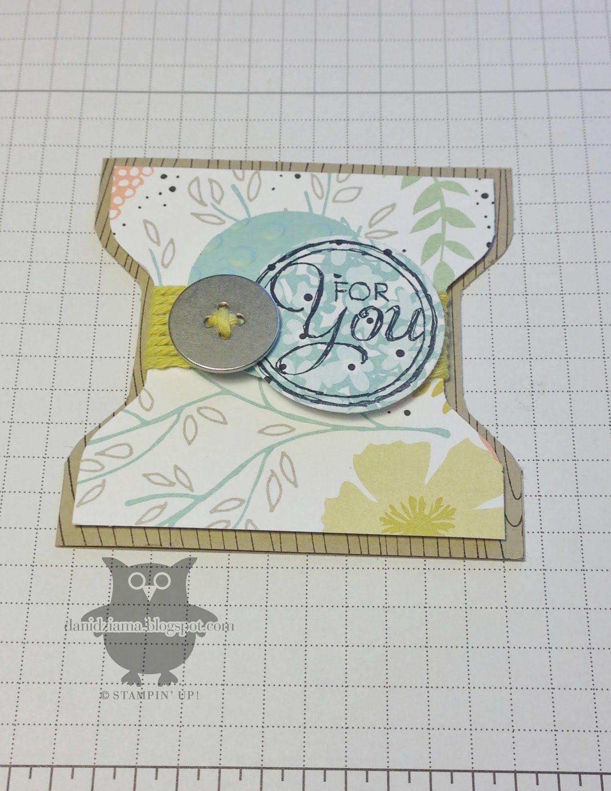 Use the Envelope Punch Board to Make a Spool Card!