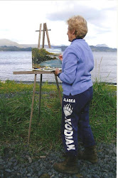 Artist at work - Alaska