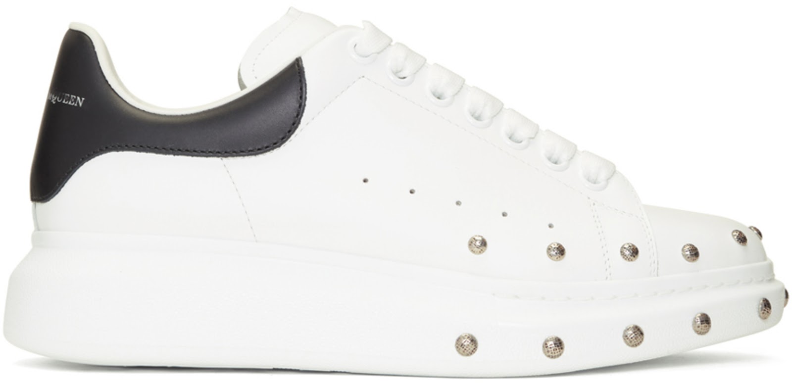 Studs And Snowflakes: Alexander McQueen Studded Oversized Sneakers | SHOEOGRAPHY