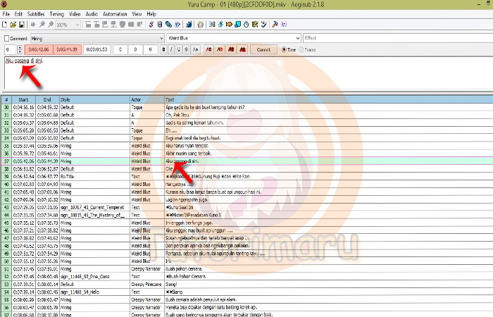 Cara Mengambil Dan Mengedit Subtitle Dari Video Softsub Dengan Aegisub Tutorimaru S Tutorial Cara Mengambil Dan Mengedit Subtitle Dari Video Softsub Dengan Aegisub Tutorimaru S Tutorial