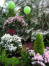 Allan Gardens Conservatory 2015 Chrysanthemum Show Leda and the Swan fountain by garden muses-not another Toronto gardening blog