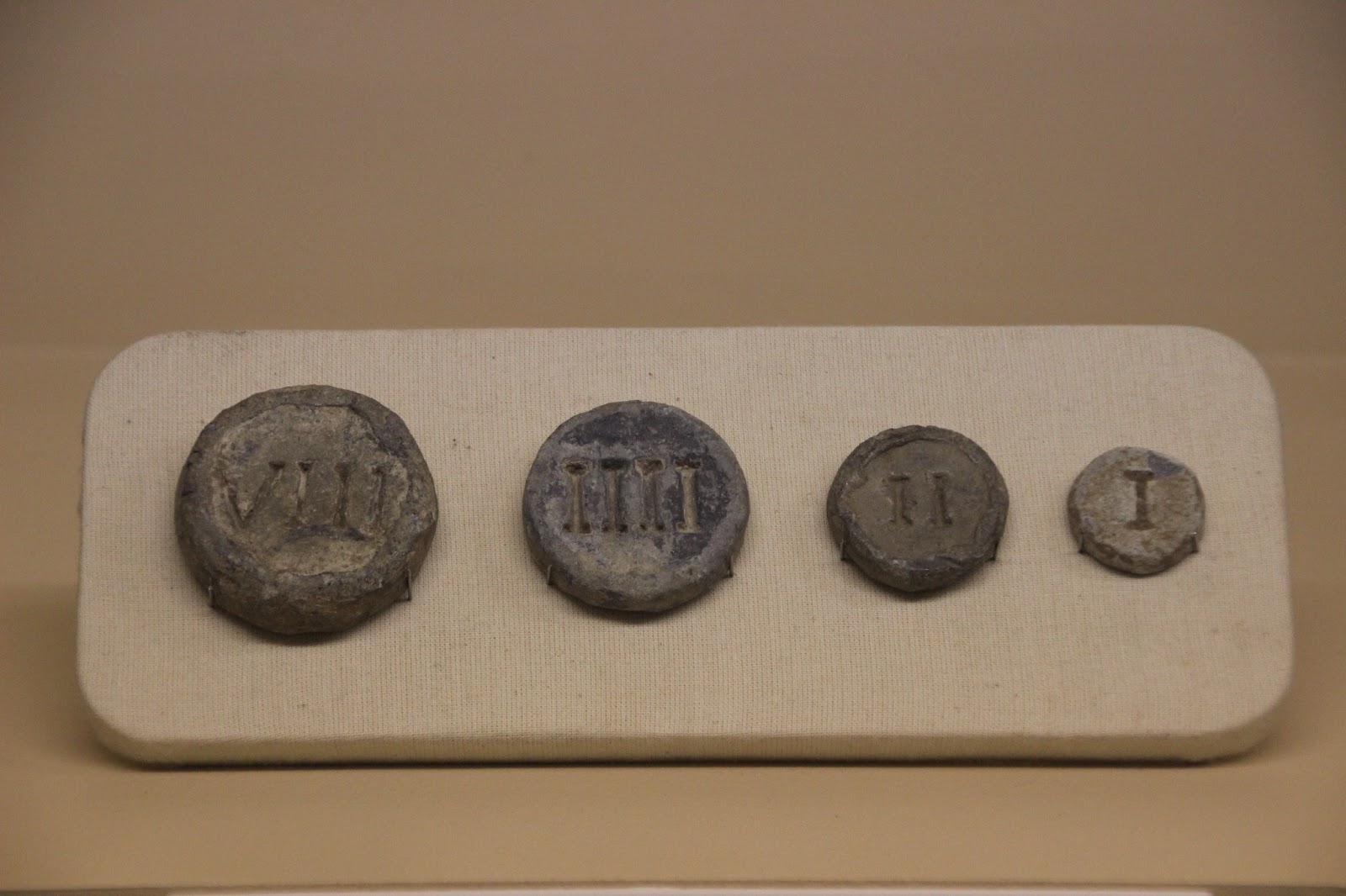 Around Chester Roman Ounce Lead Weights