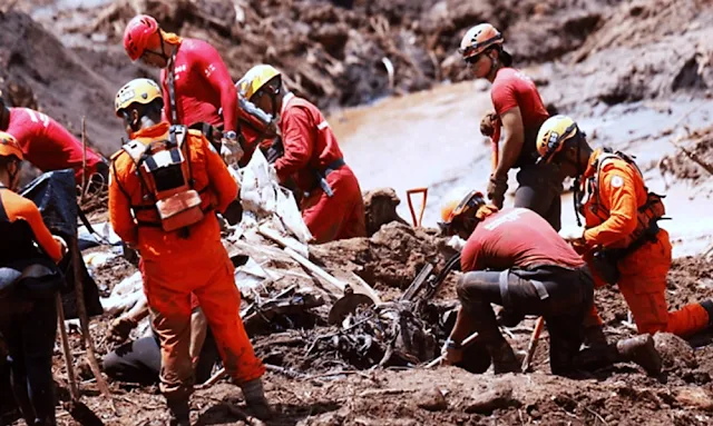 Derrumbe del dique minero en Brasil
