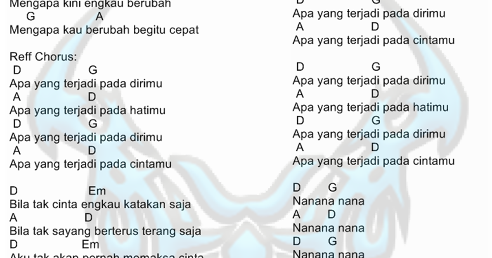 APLIKASI GAME Kunci Gitar / Chord &amp; Lirik Lagu D'Bagindas