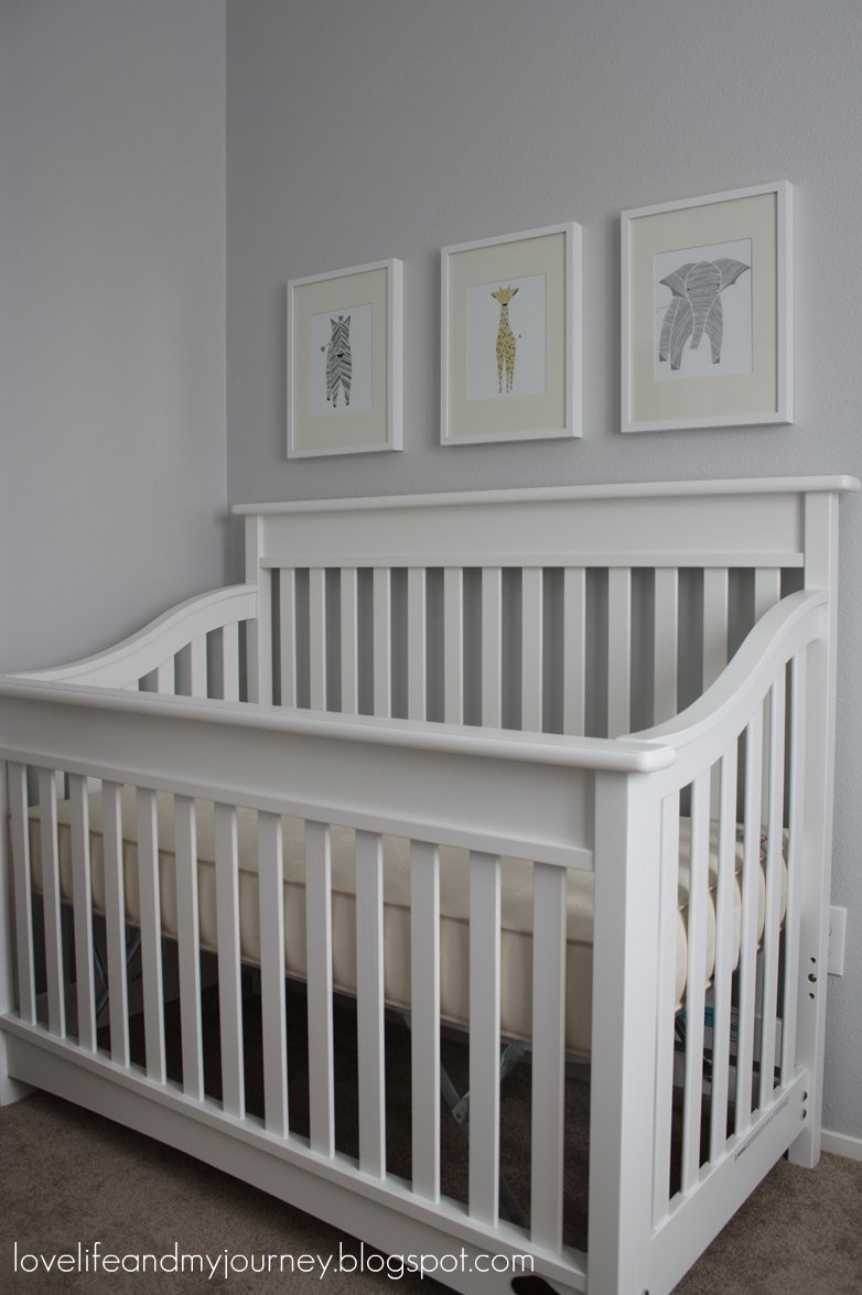 Love Life and My Journey Nursery Update {We finally have a crib and