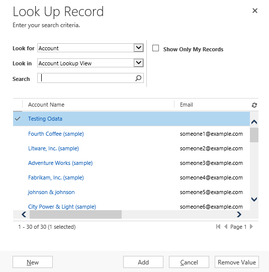 Dynamics 365 Customer Engagement: Customize Customer Lookup to show ...