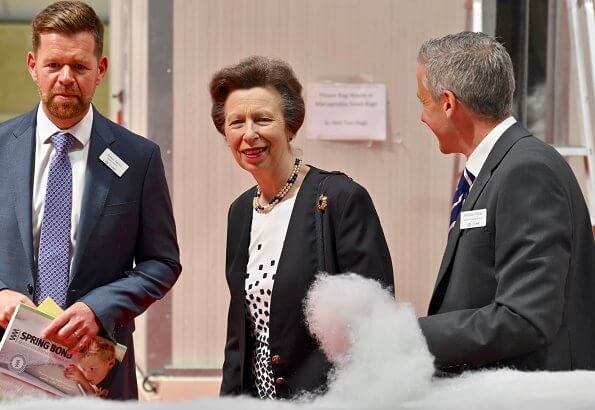 Princess officially opened the new site which will enable the production of Springbond, a new eco-engineered carpet