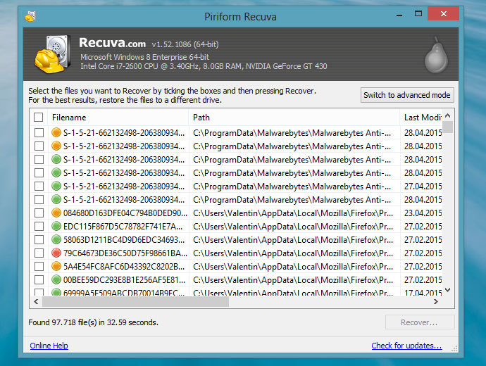 avast-owned recuva recovery software