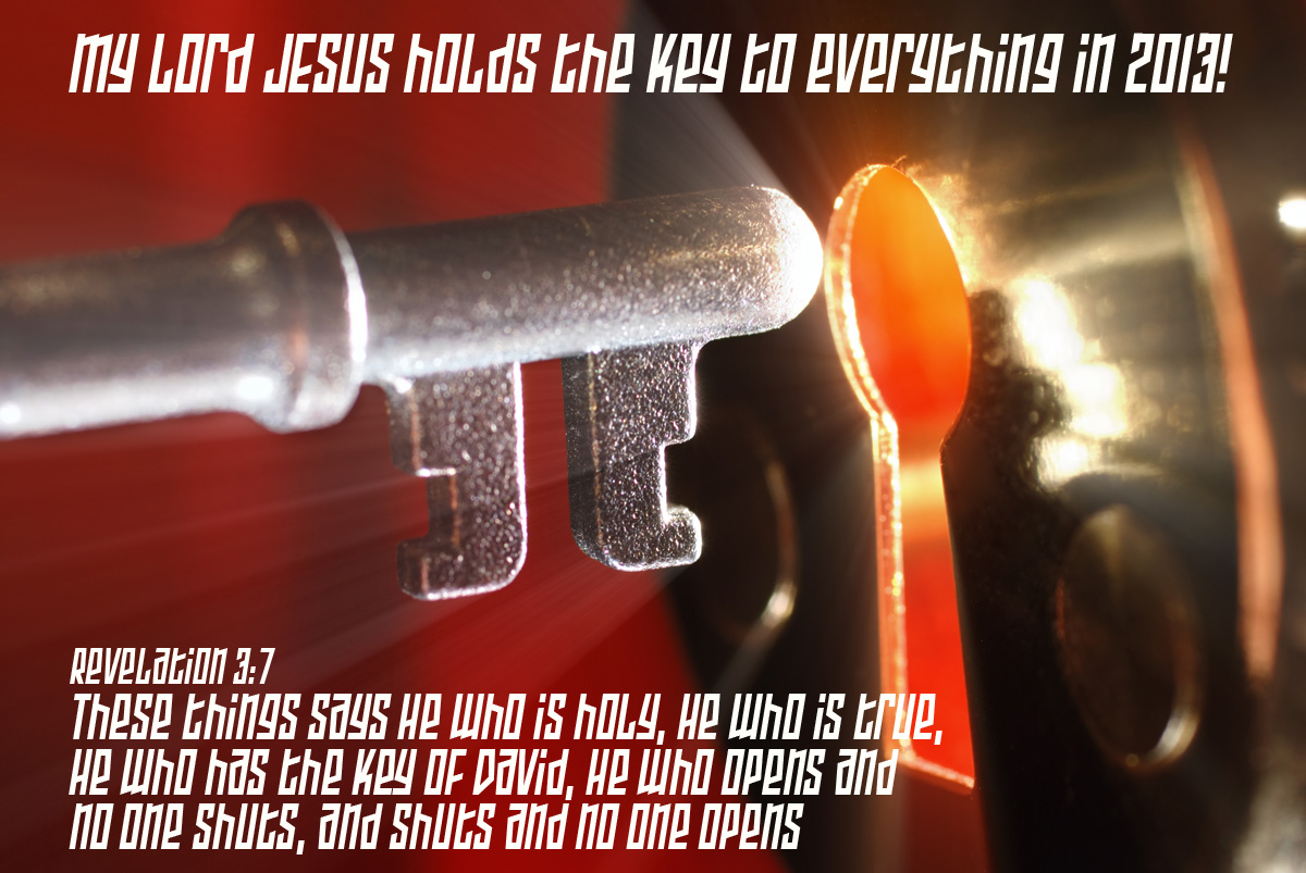Live RIGHT by believing RIGHT Revelation 37 JESUS has the Key of David