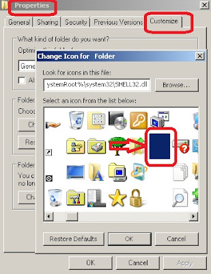 2 langkah membuat folder tak terlihat di windows