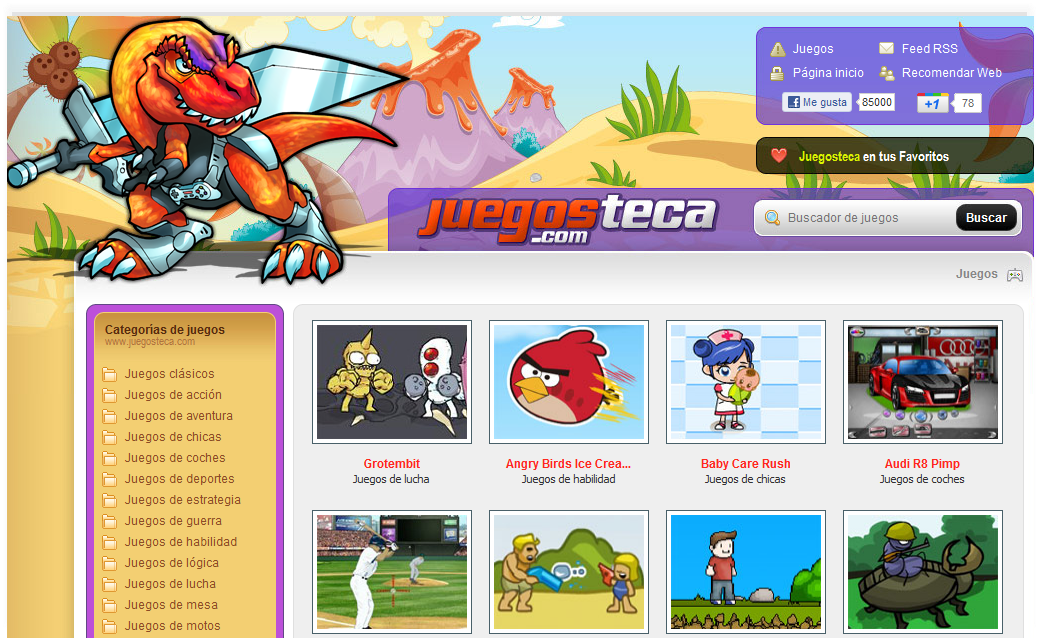 Juegosteca.com, juegos online gratis