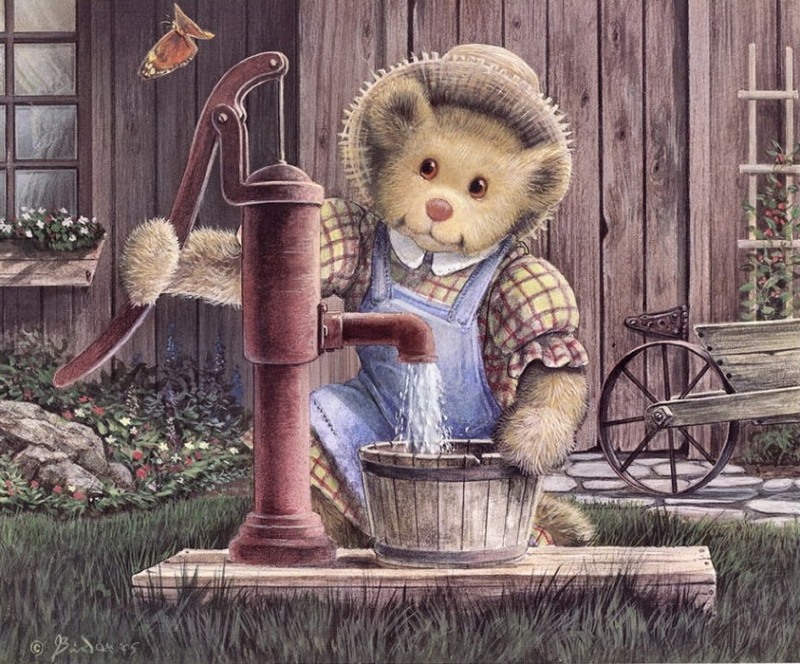 Картинки с добрым утром с мишками