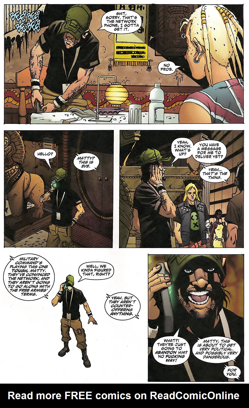 Read online DMZ (2006) comic -  Issue #8 - 18