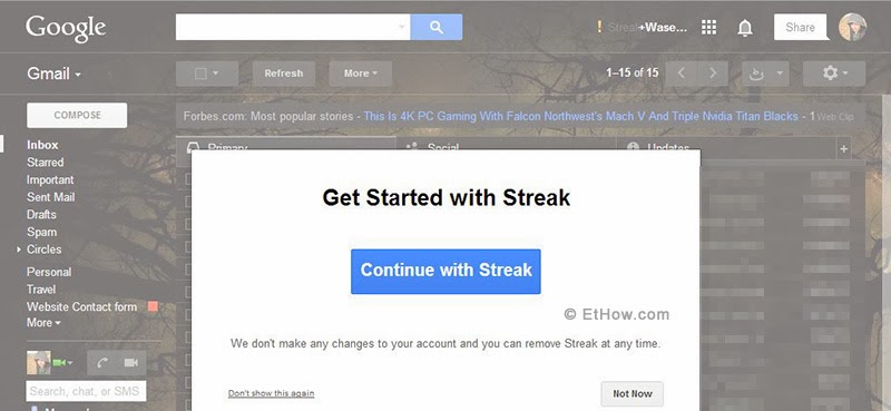 getting started with streak.
