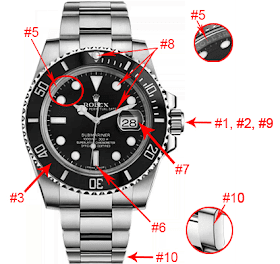 how to tell if a rolex submariner is real