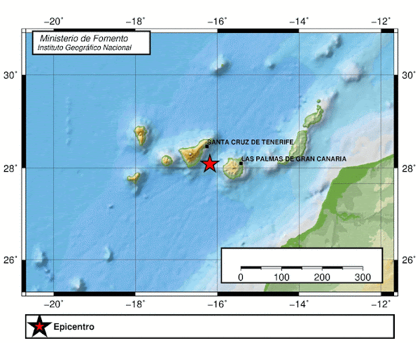 Nuevo terremoto entre Gran Canaria y Tenerife, 18 mayo Nuevo terremoto entre Gran Canaria y Tenerife, 18 mayo
