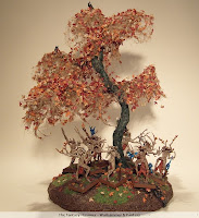 Wood Elves forest with Dryads