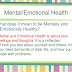 How To Become A Mentally Healthy **********?**********