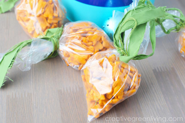 How to make healthy easter snacks featuring annie's cheddar bunnies