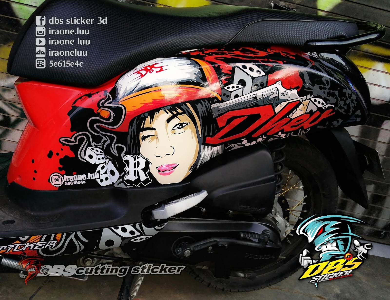 Cutting Sticker Scoopy 3d Lady Rose Vector