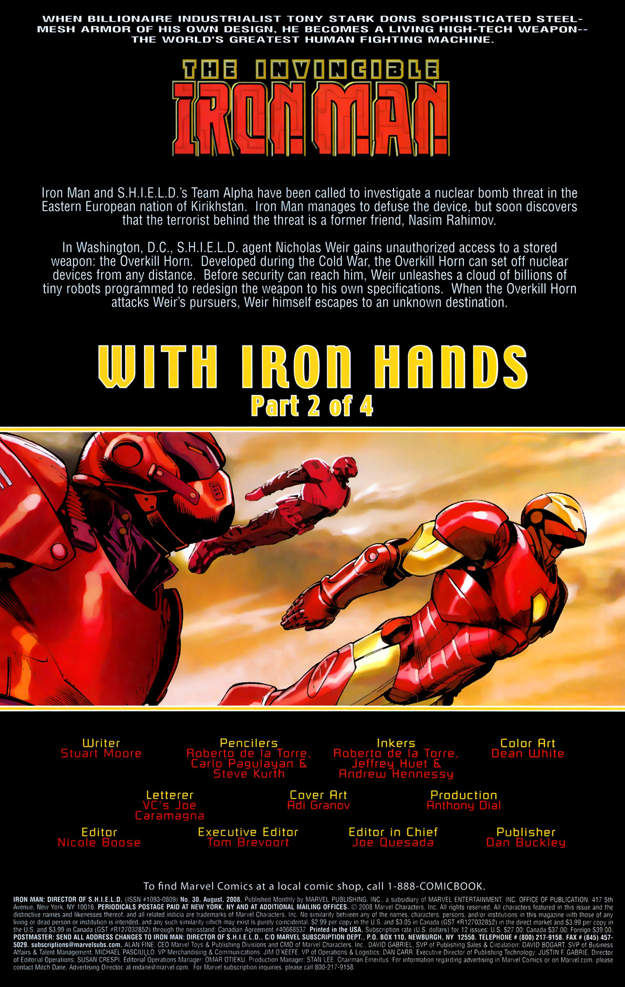 Read online Iron Man (2005) comic -  Issue #30 - 2