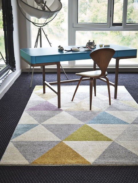 geometric rug