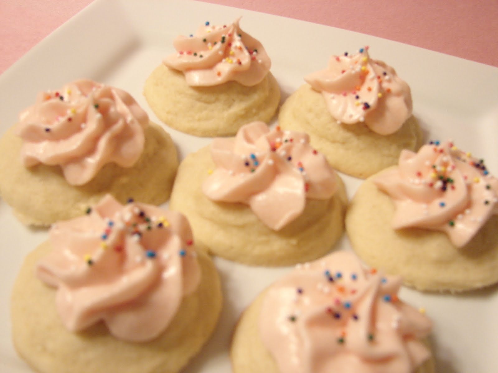 The Royal Cook Thumbprint Cookies with Cherry Buttercream Frosting