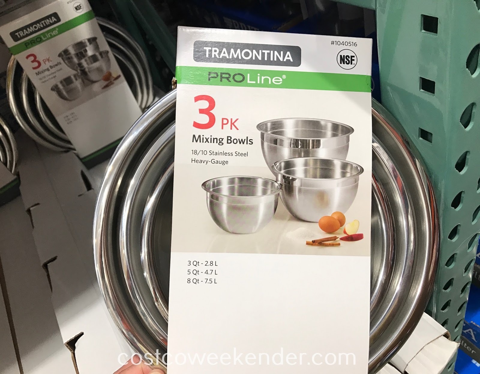 Tramontina 3 pk Mixing Bowls Costco Weekender